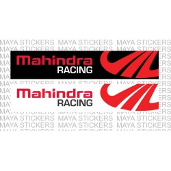 Mahindra Racing windshield sticker for Thar, Scorpio, Bolero, TUV, XUV, KUV, Verito